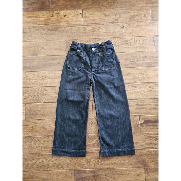 MAEVE Pants - MAEVE The Colette High-Rise Wide-Leg Jeans Women's Size 28 P Denim